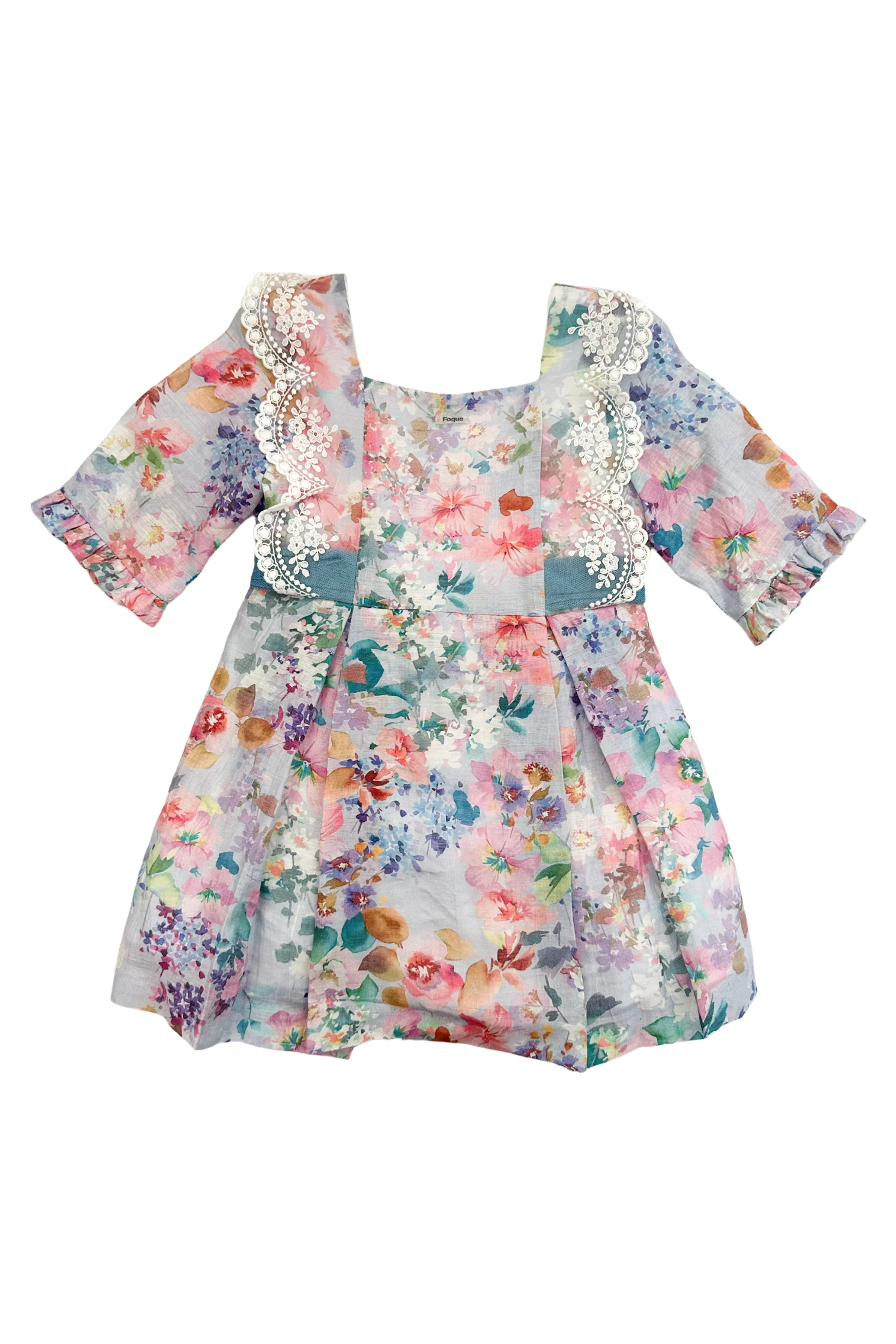 "Anastasia" Purple Floral Lace Dress