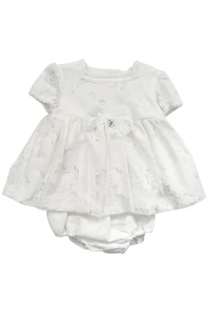 "Ayda" Ivory Lace Dress & Bloomers