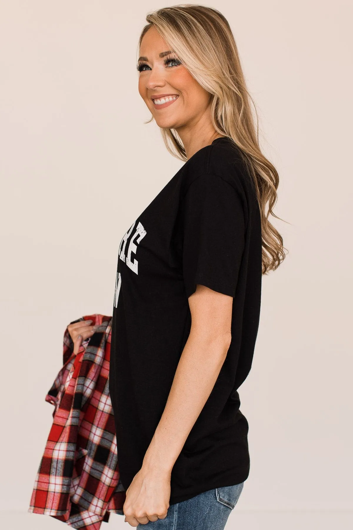 "Campfire Crew" Graphic Tee- Black