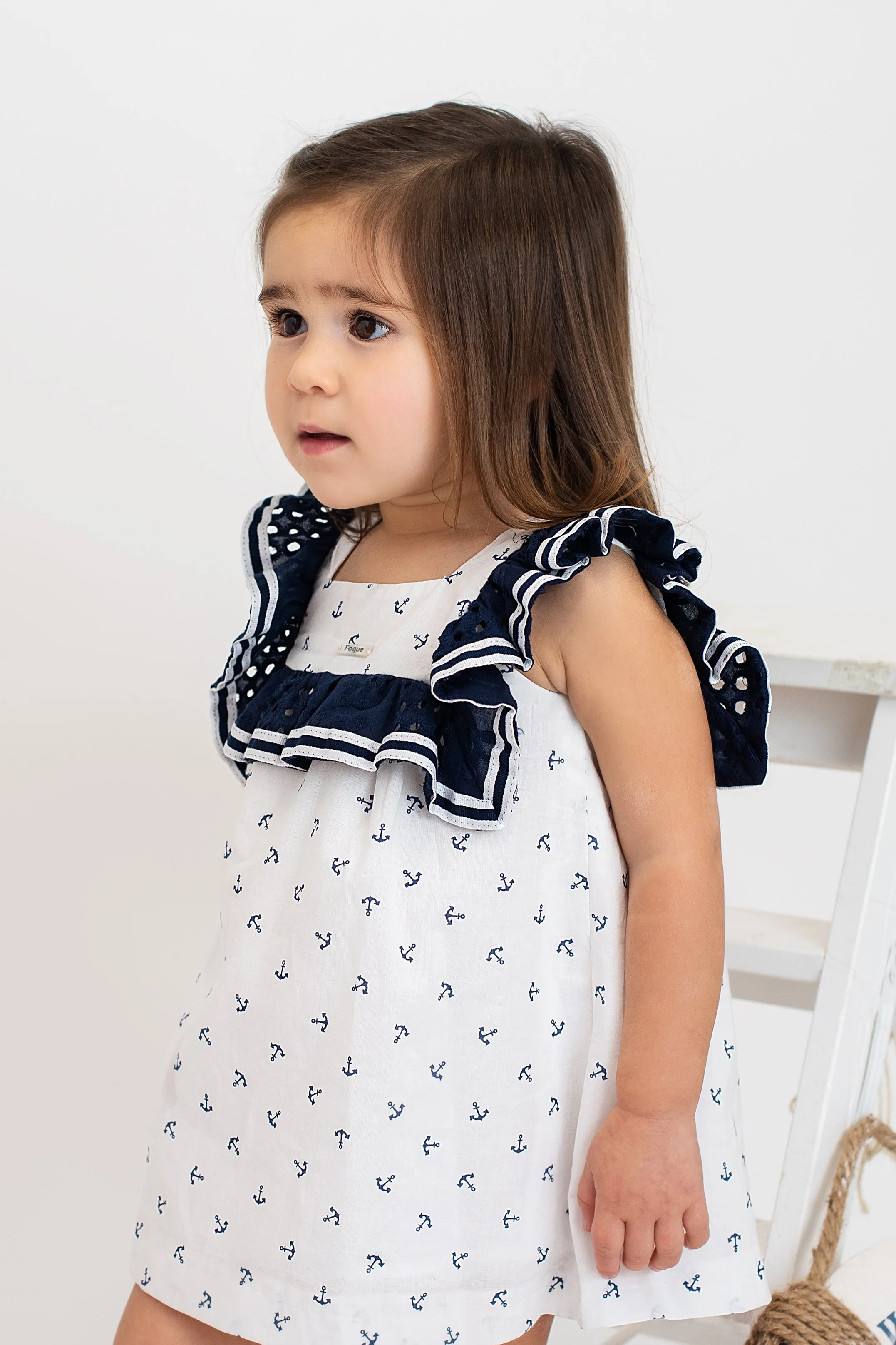 "Catalina" Navy Nautical Dress
