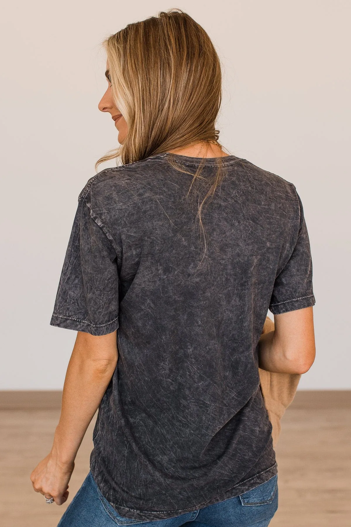 "Country Roads, Take Me Home" Graphic Tee- Charcoal