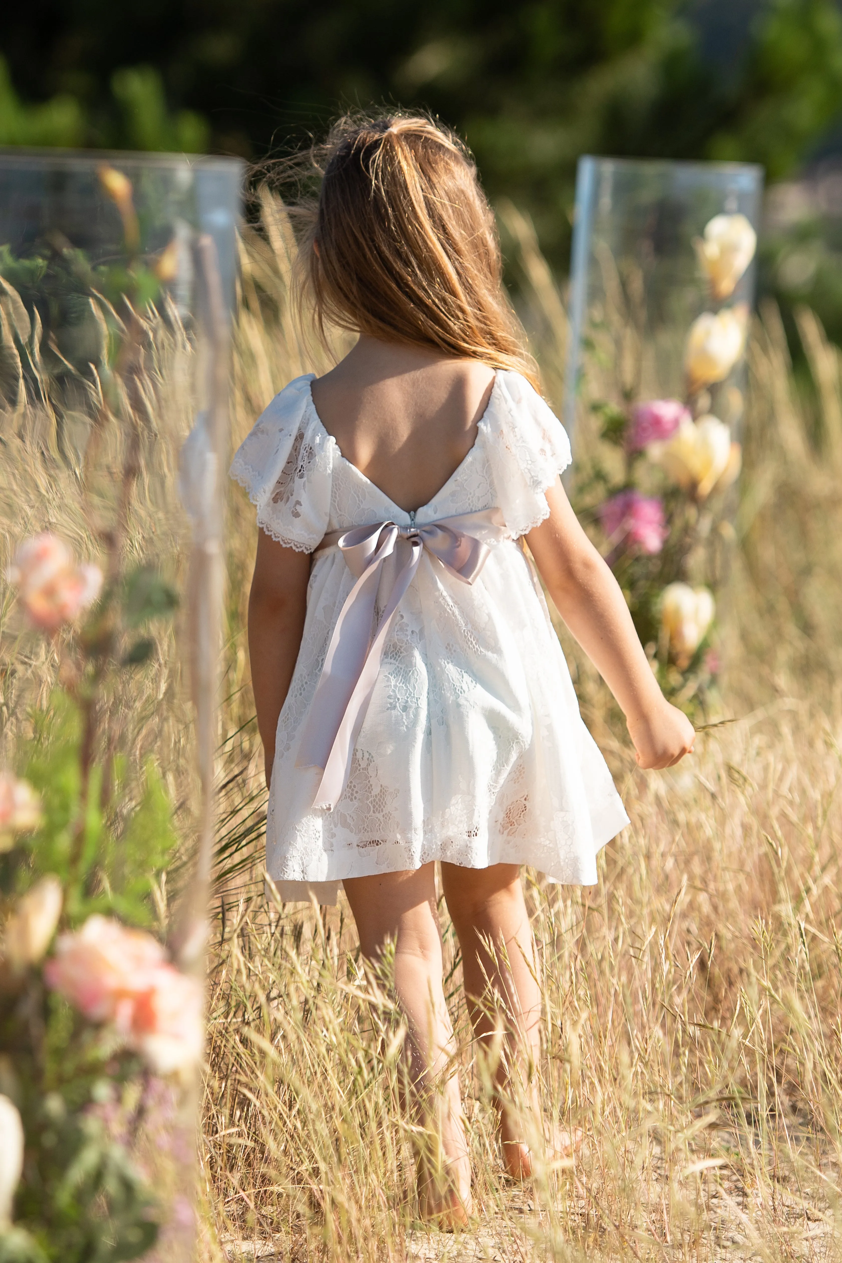 "Dottie" Ivory Lace Dress