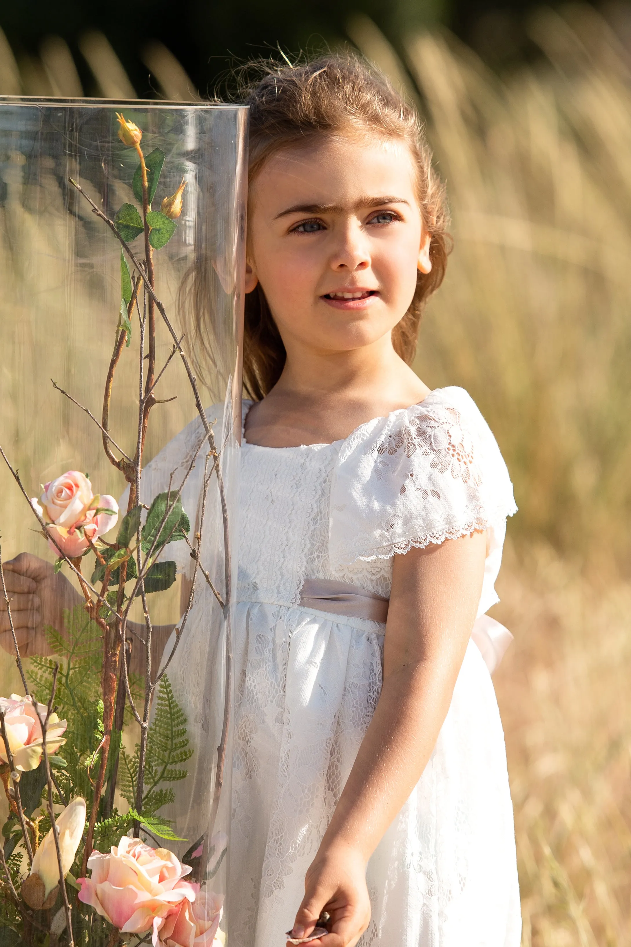 "Dottie" Ivory Lace Dress