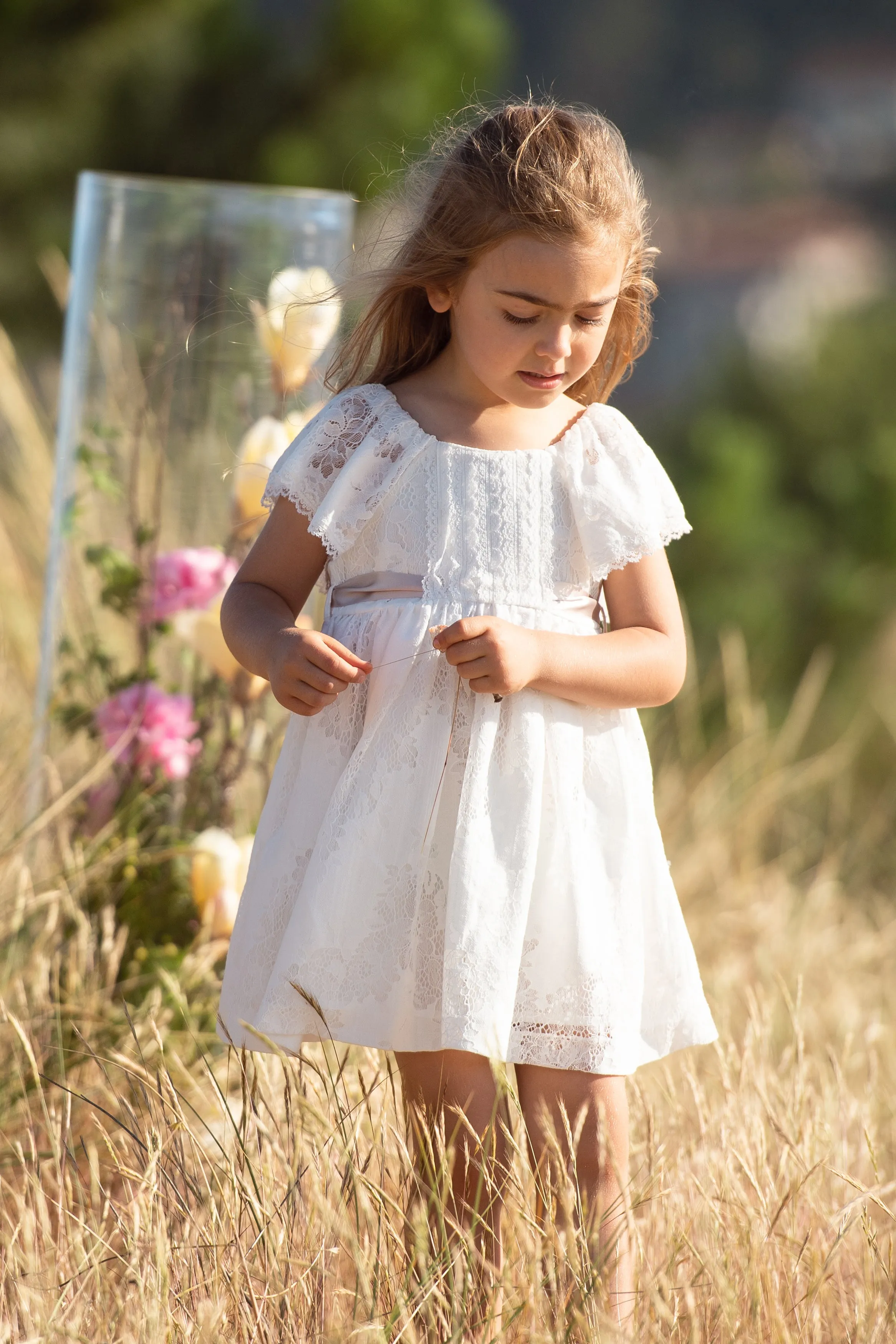 "Dottie" Ivory Lace Dress