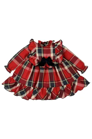 "Ella" Red Tartan Dress