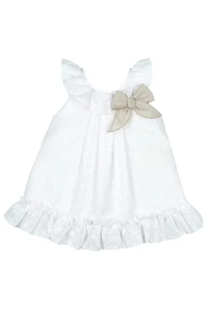 "Georgia" White Broderie Anglaise Dress