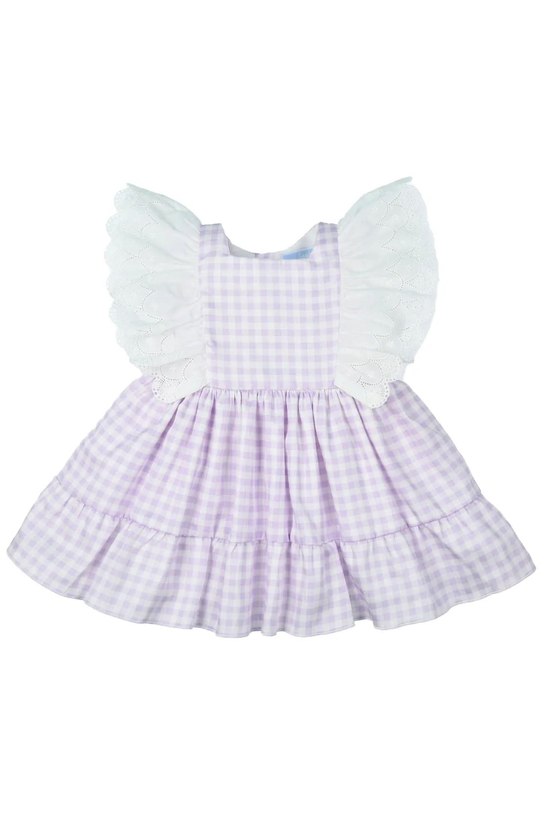 "Ingrid" Lilac Gingham Dress