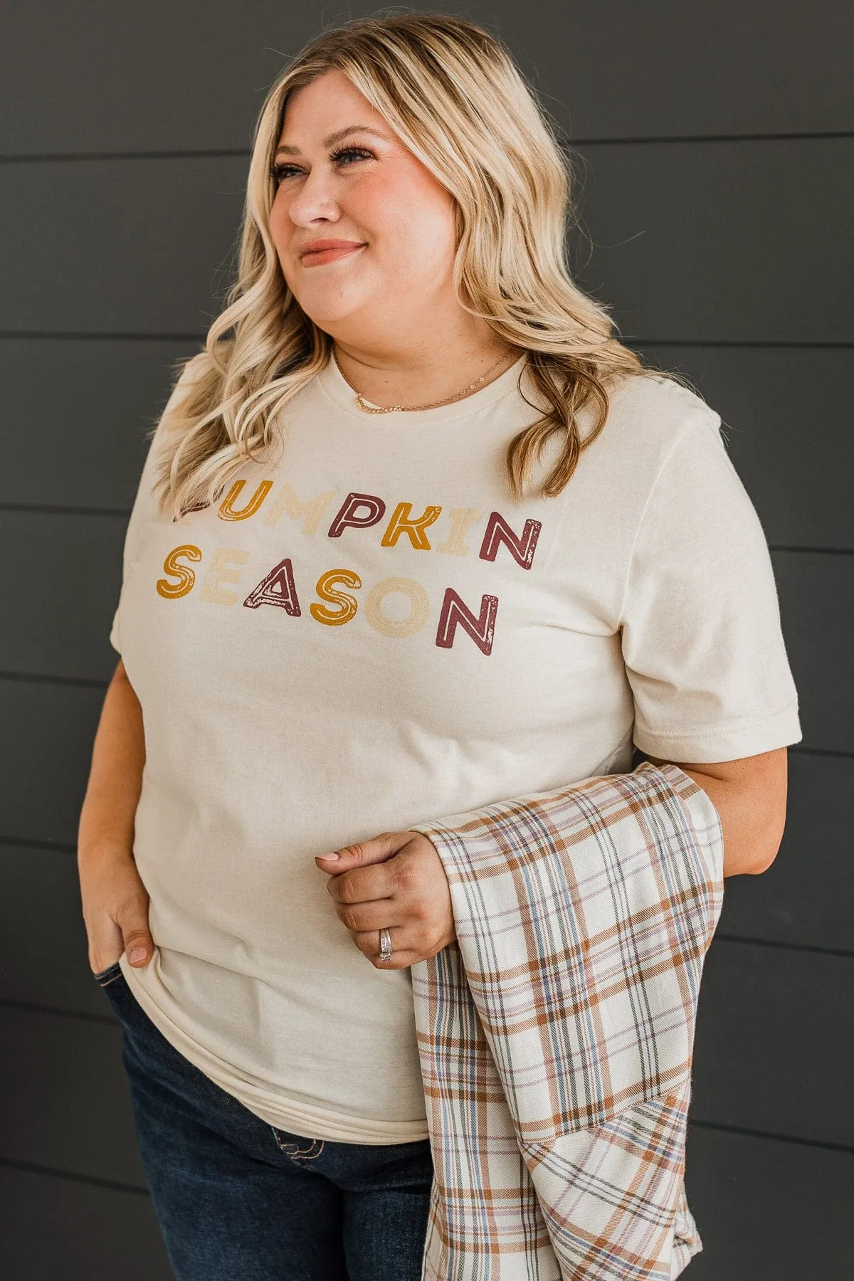 "Pumpkin Season" Graphic Tee- Cream