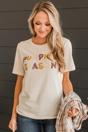 "Pumpkin Season" Graphic Tee- Cream