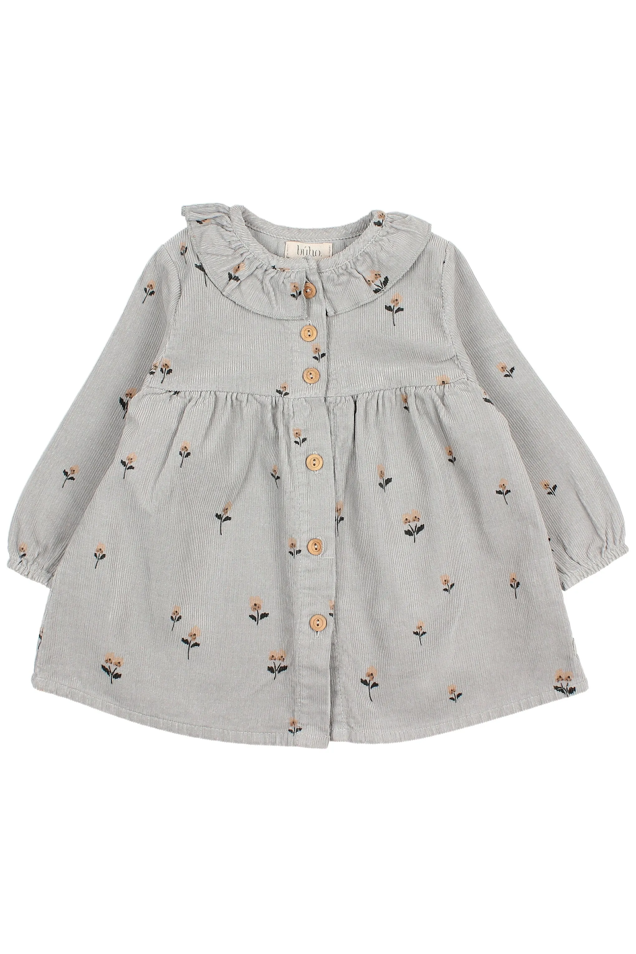 "Romilly" Embroidered Flower Cord Dress (12-24M)