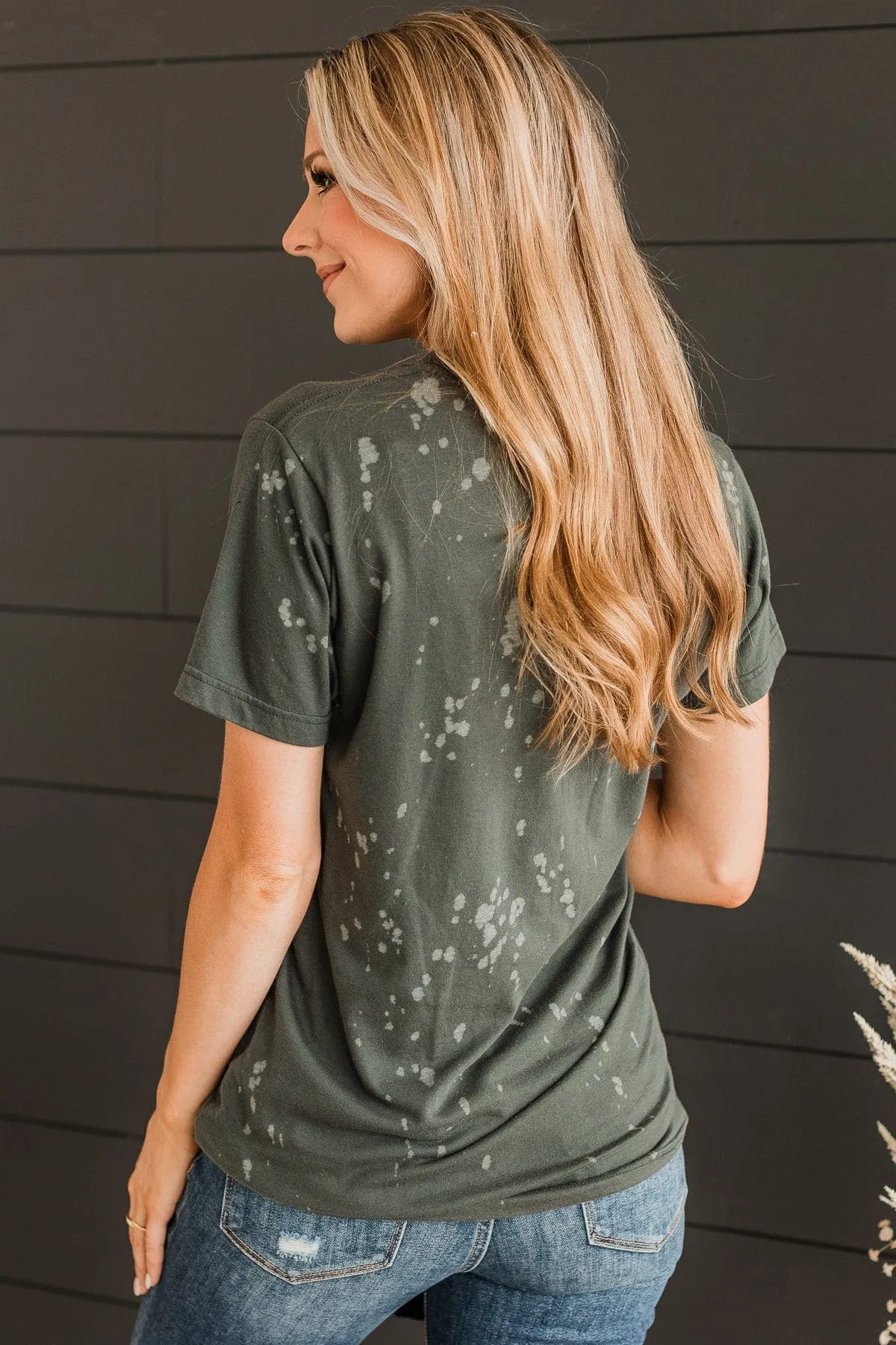 "Wild   Free" Graphic Tee- Charcoal