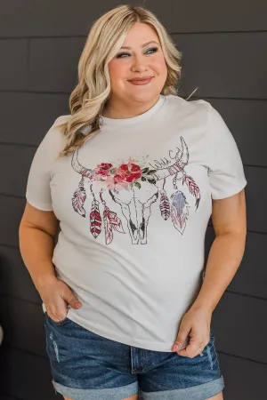 "Wild Soul" Graphic Tee- Light Cream