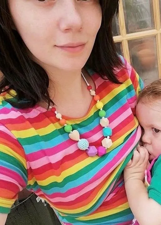 Rachael Rainbow Breastfeeding T-shirt