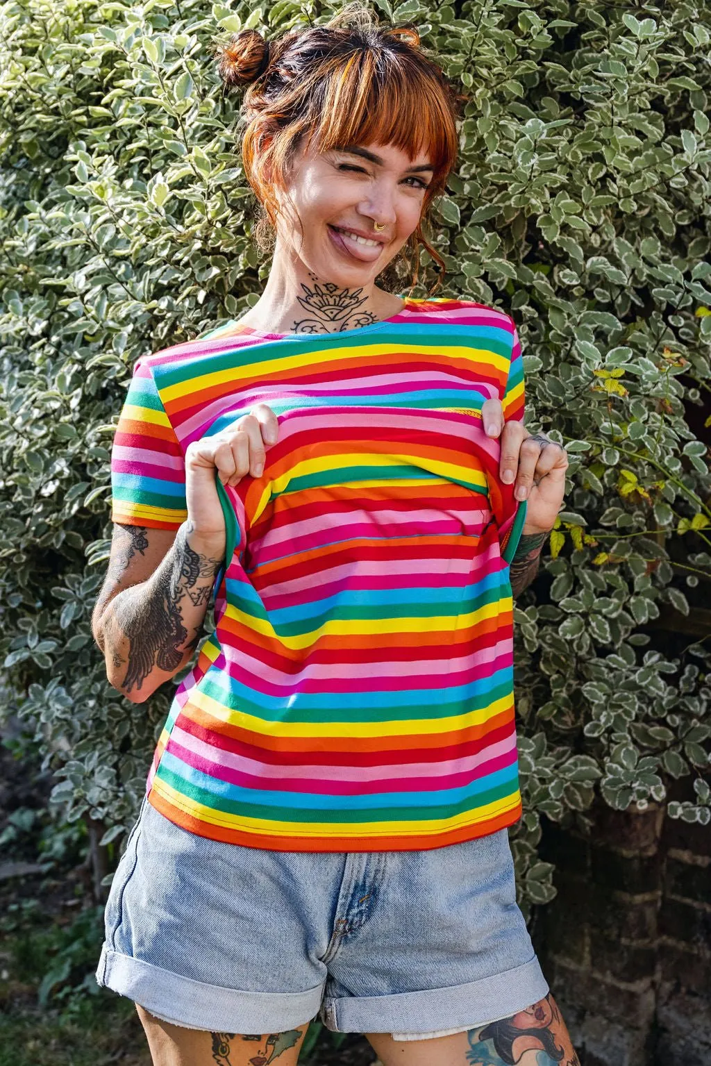 Rachael Rainbow Breastfeeding T-shirt