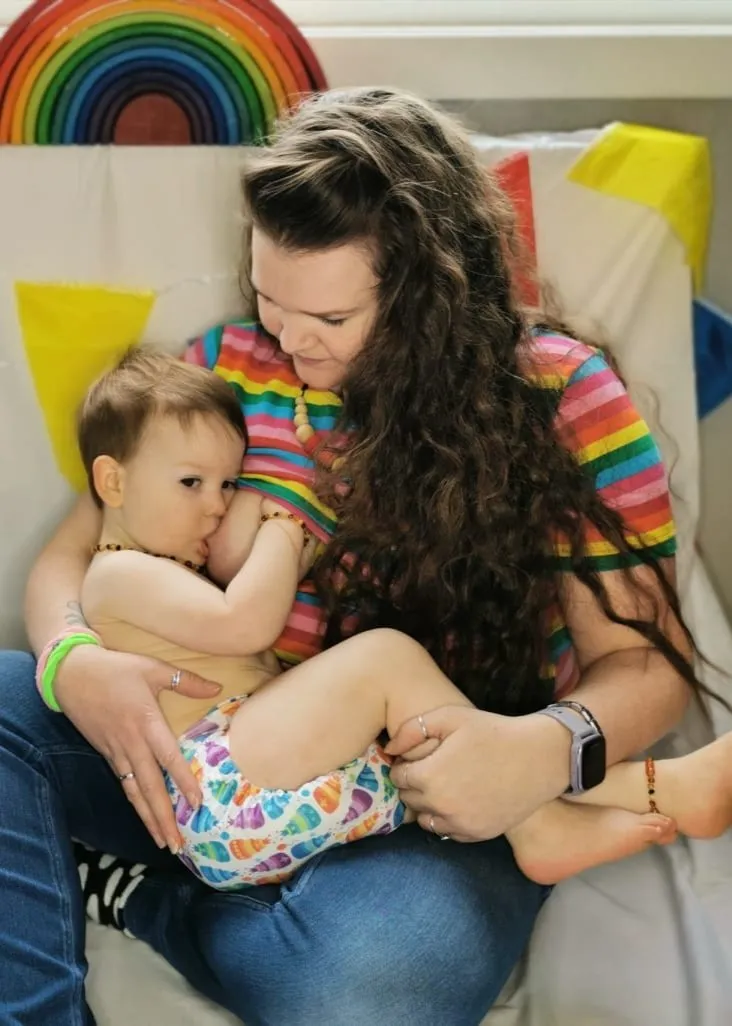 Rachael Rainbow Breastfeeding T-shirt