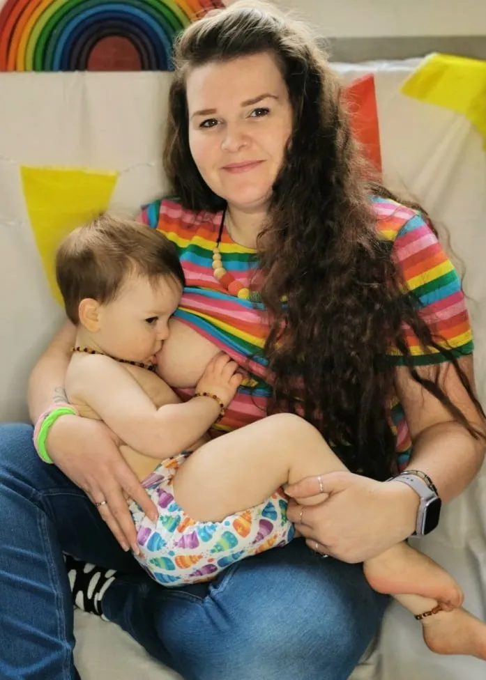 Rachael Rainbow Breastfeeding T-shirt