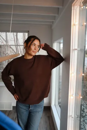 Rae Sweater in Cocoa