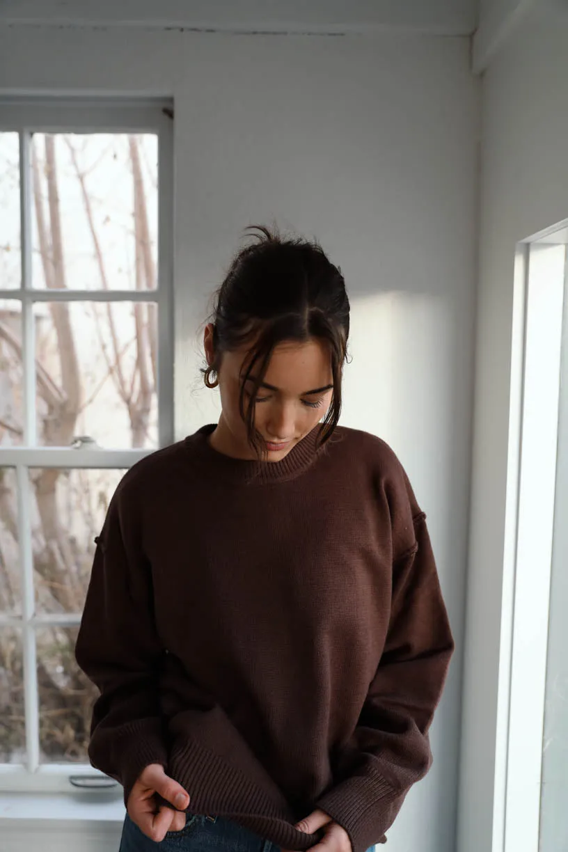 Rae Sweater in Cocoa