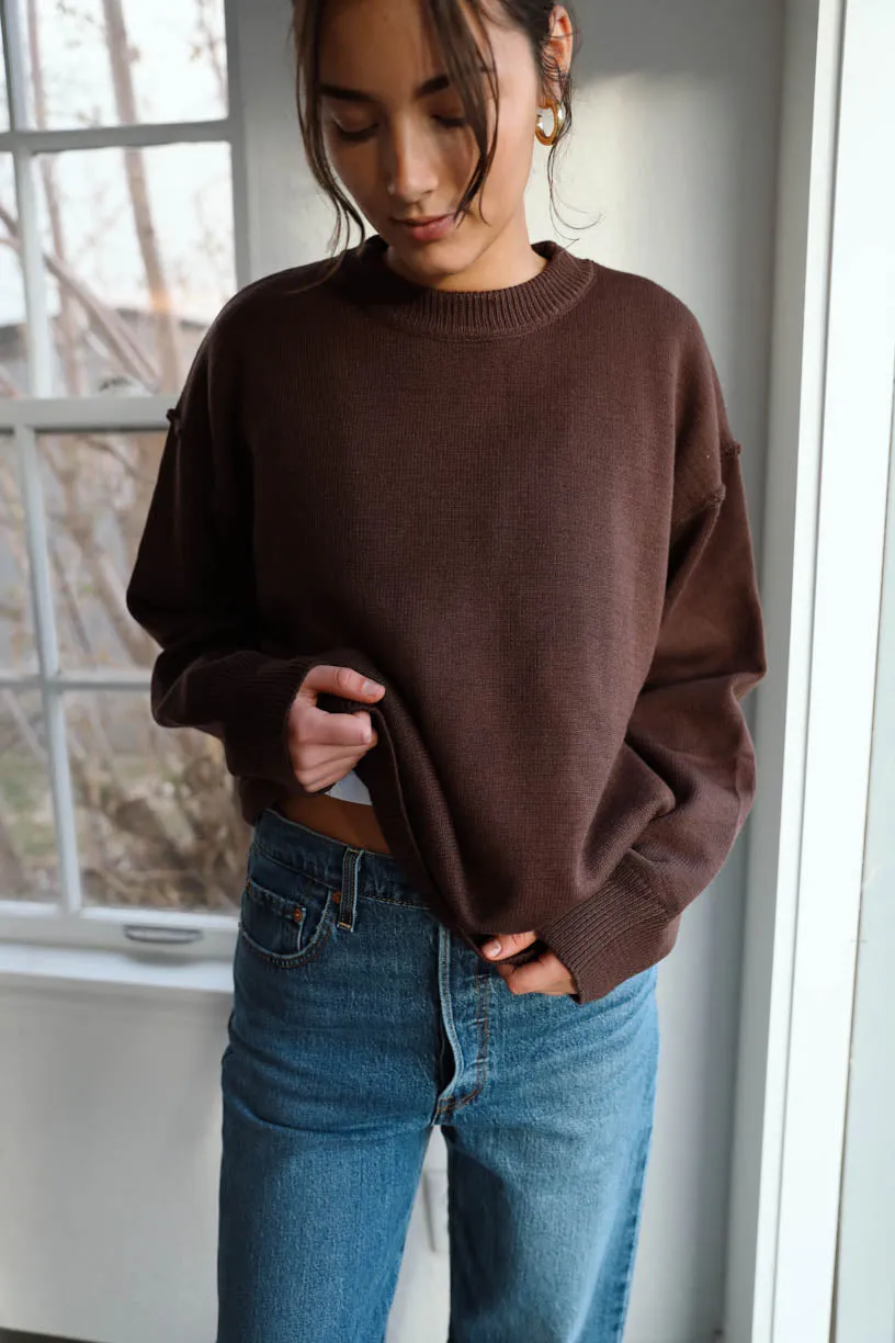 Rae Sweater in Cocoa