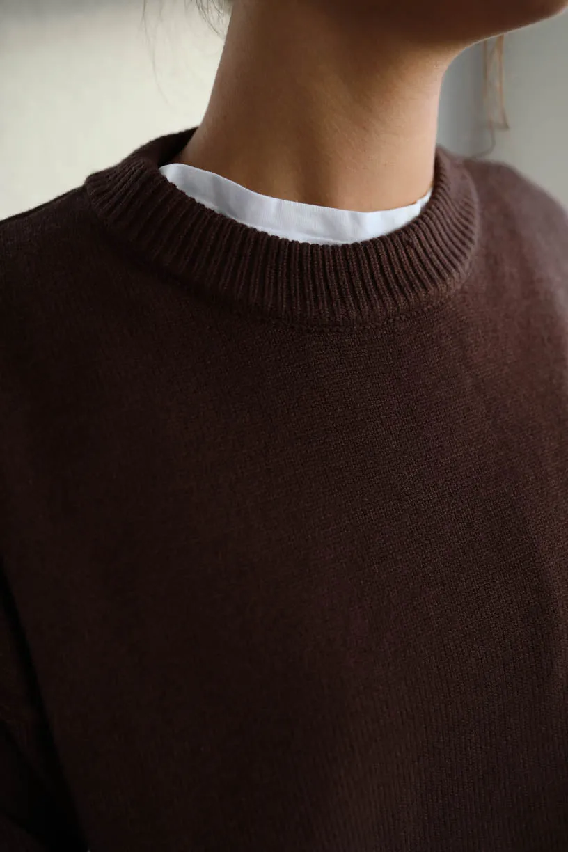 Rae Sweater in Cocoa