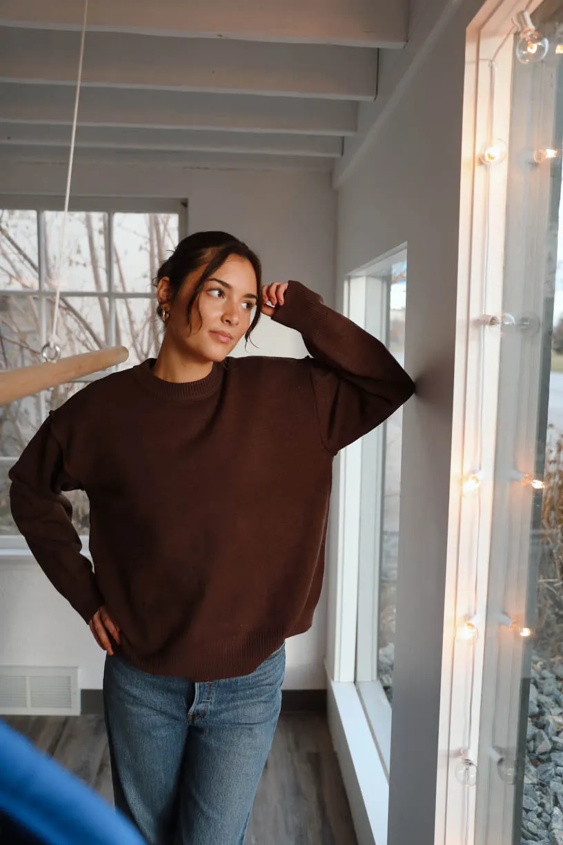 Rae Sweater in Cocoa