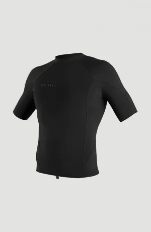 Reactor-2 1mm Short Sleeve Top | Black