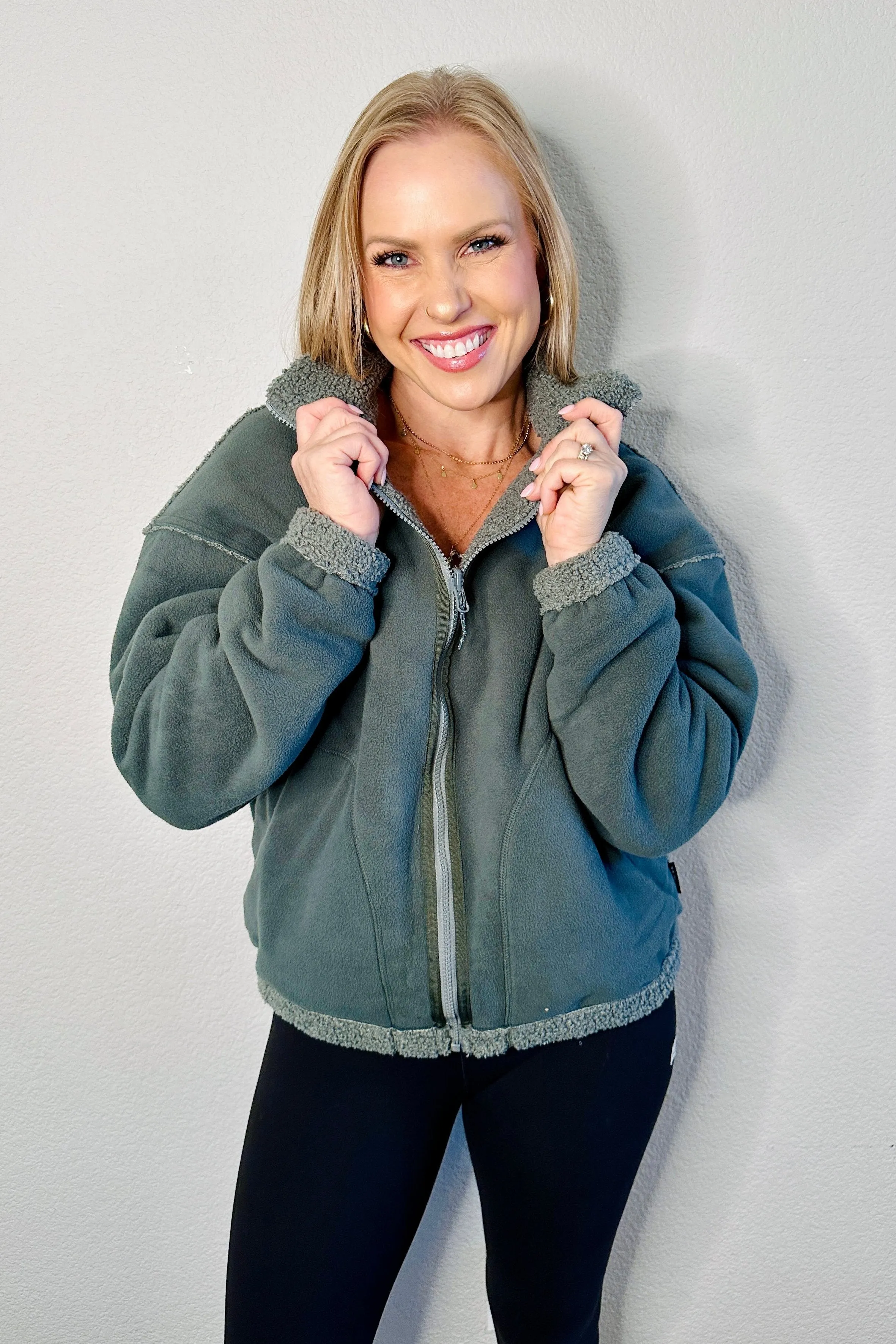 Recycled Reversible Full Zip