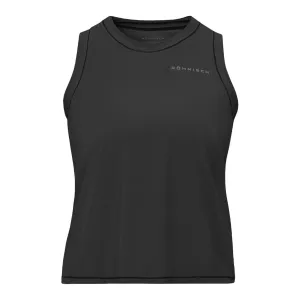 Rib Cropped Singlet, Black