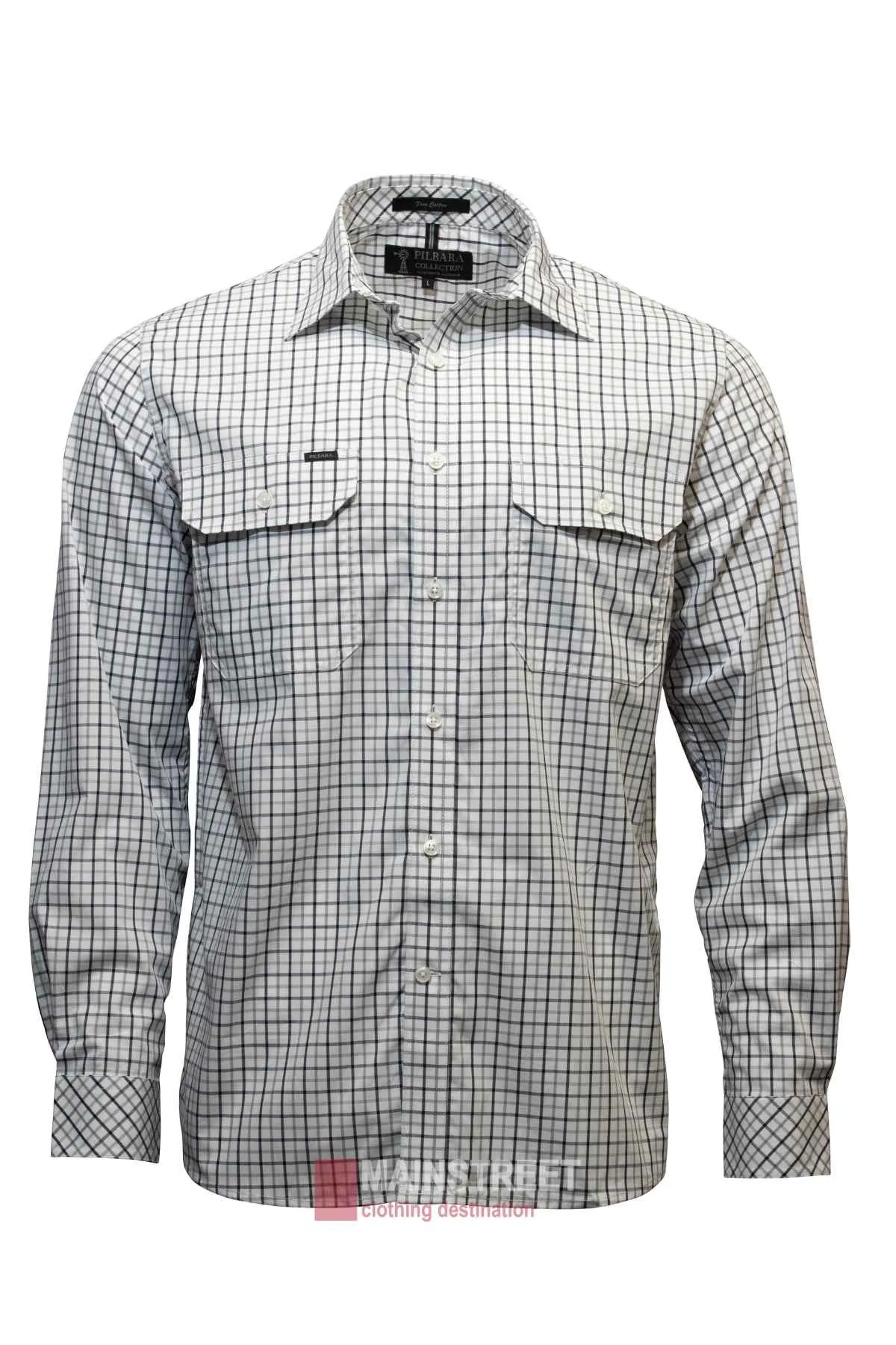 Ritemate Pilbara Check Double Pocket Shirt