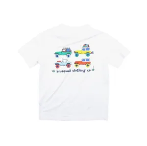 Road Trip Short Sleeve Performance Tee || Blue Quail