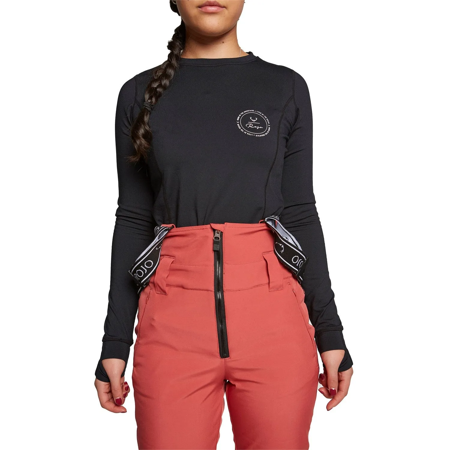 Rojo Soft Shell High Rise Pants Womens Mineral Red