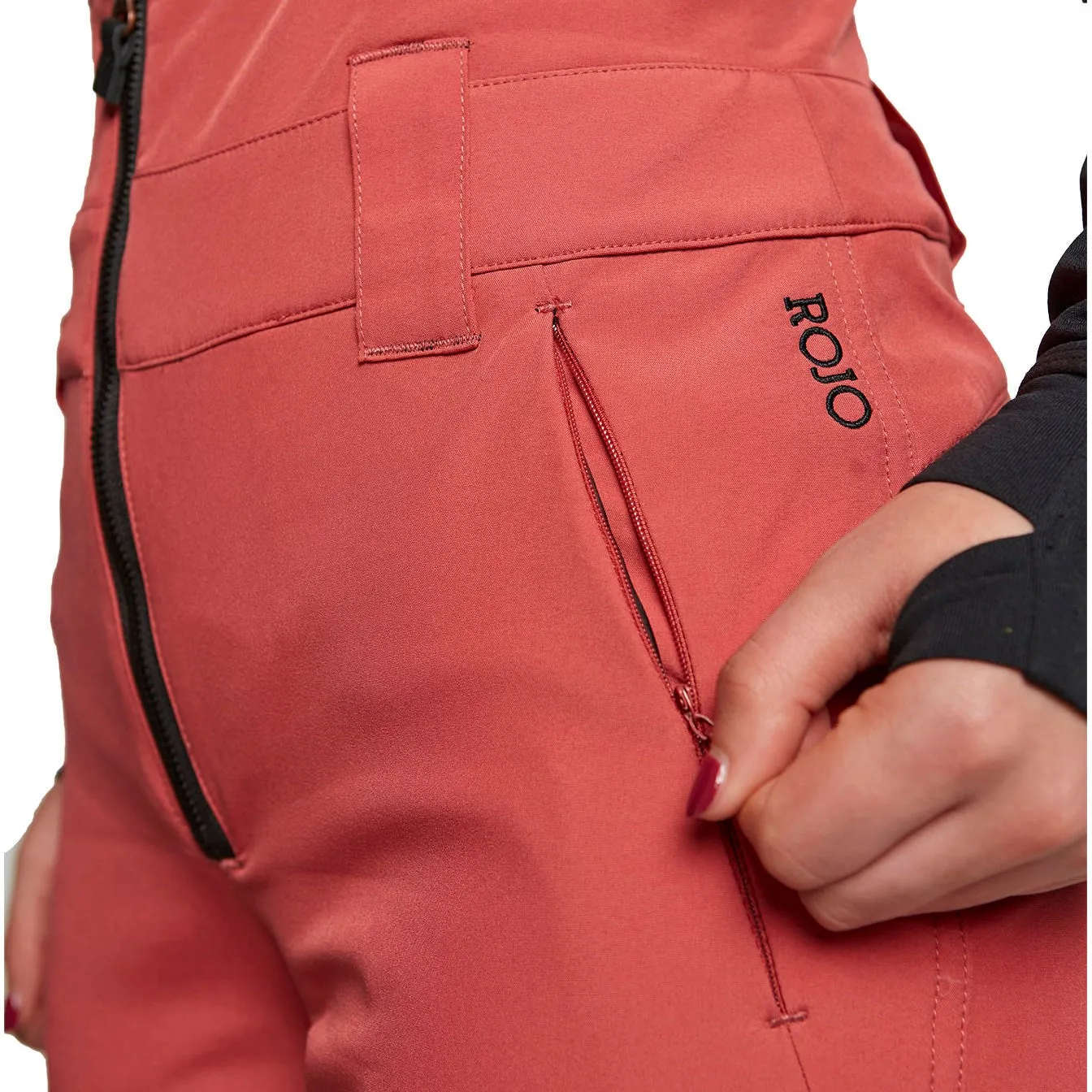 Rojo Soft Shell High Rise Pants Womens Mineral Red