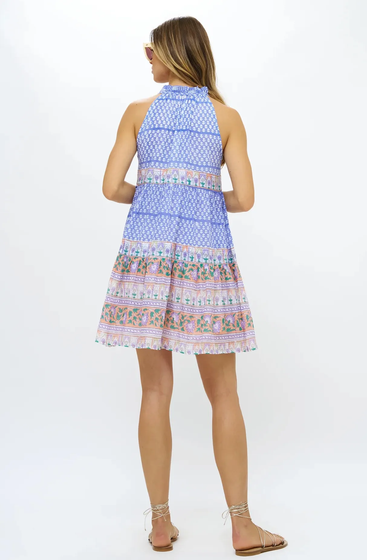 SALE SLEEVELESS TIERED SHORT- CAMPANIA PERI
