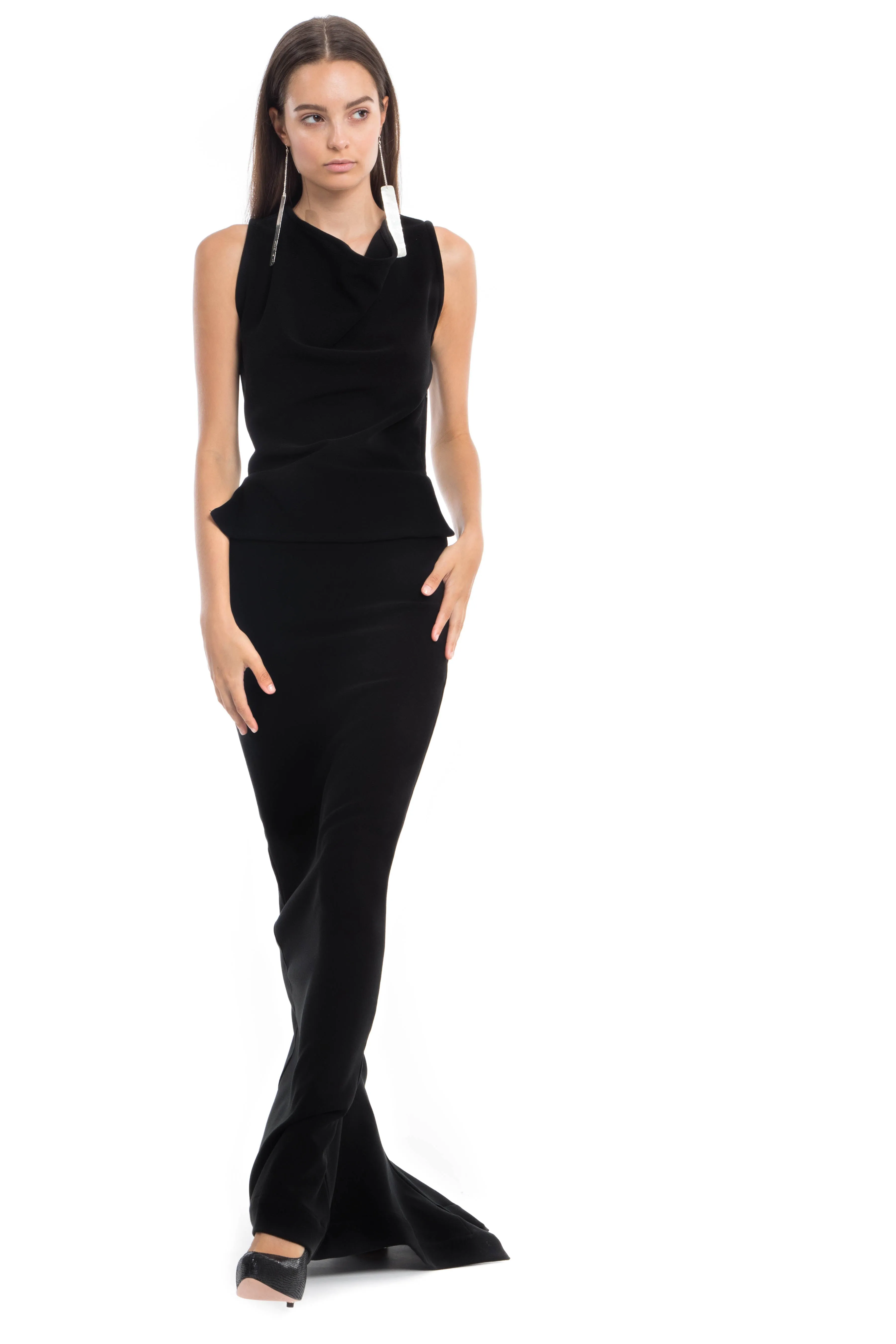 Sandra Black Long Dress