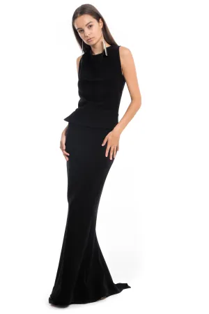 Sandra Black Long Dress