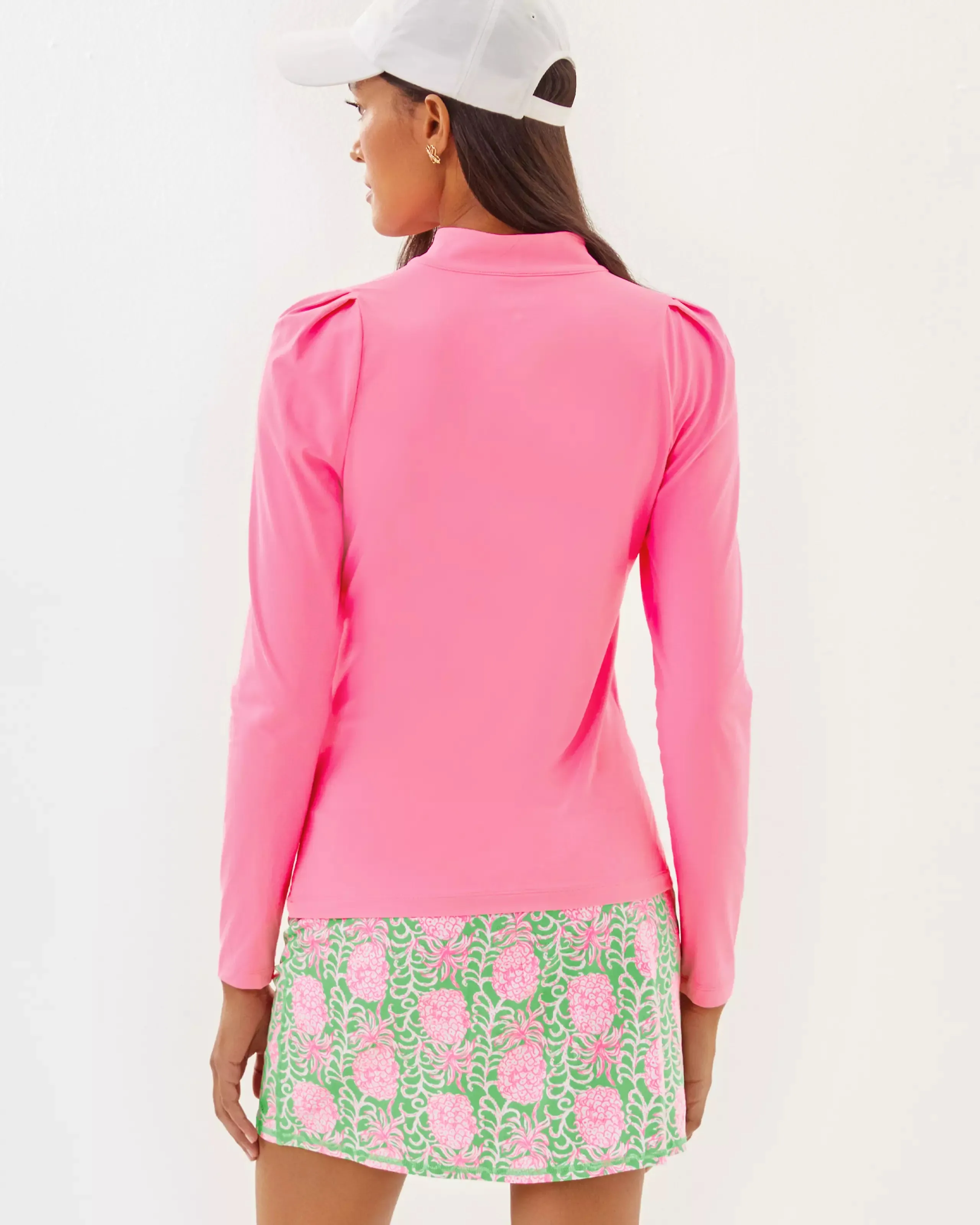 Sania Half Zip UPF 50  (Rosseau Pink)