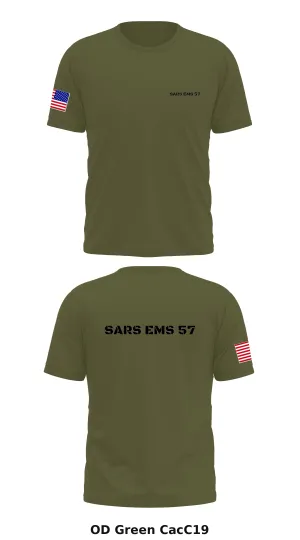 SARS EMS 57 Store 1 Core Men's SS Performance Tee - CacC19
