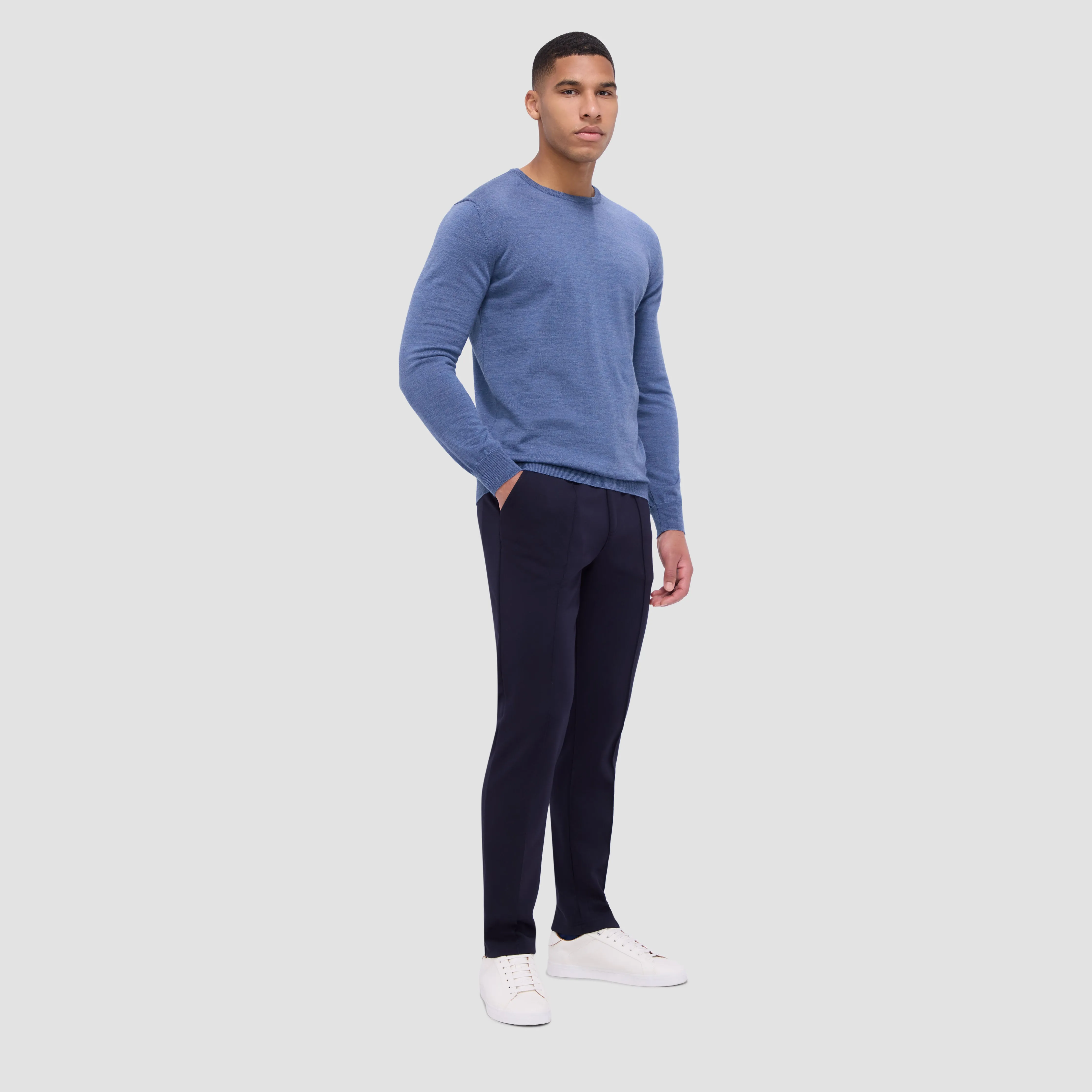 Scott Crew Neck Super Merino Sweater