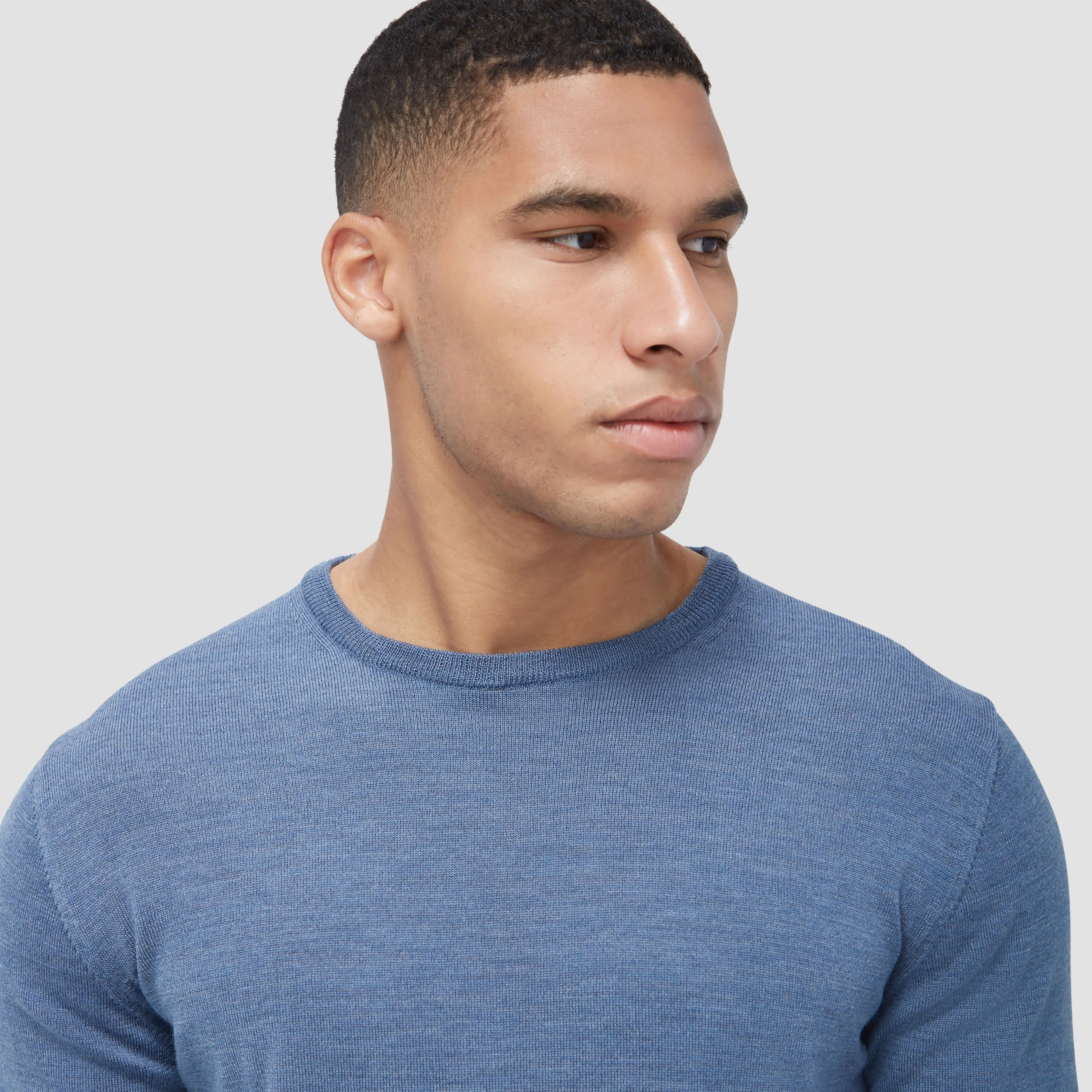 Scott Crew Neck Super Merino Sweater