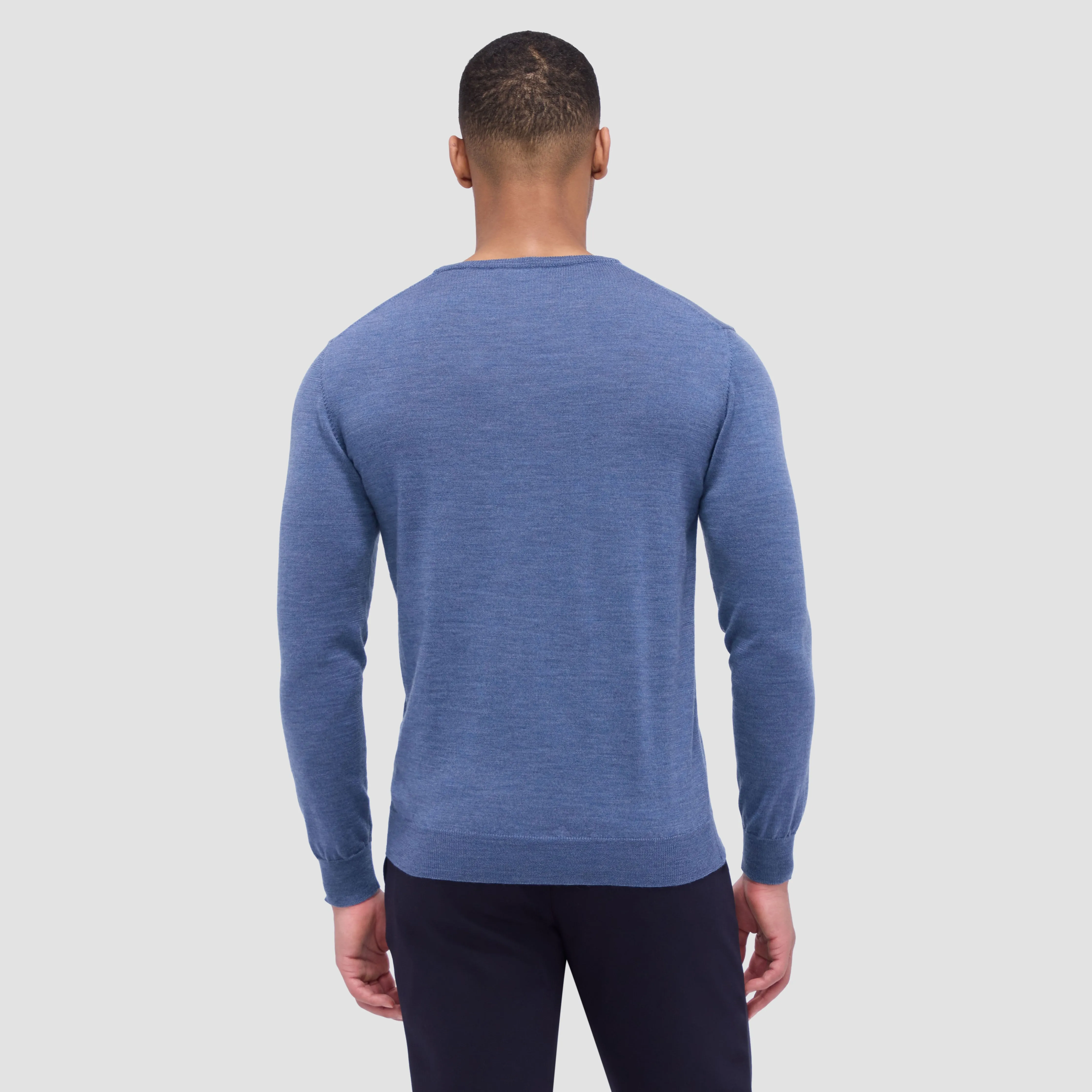 Scott Crew Neck Super Merino Sweater