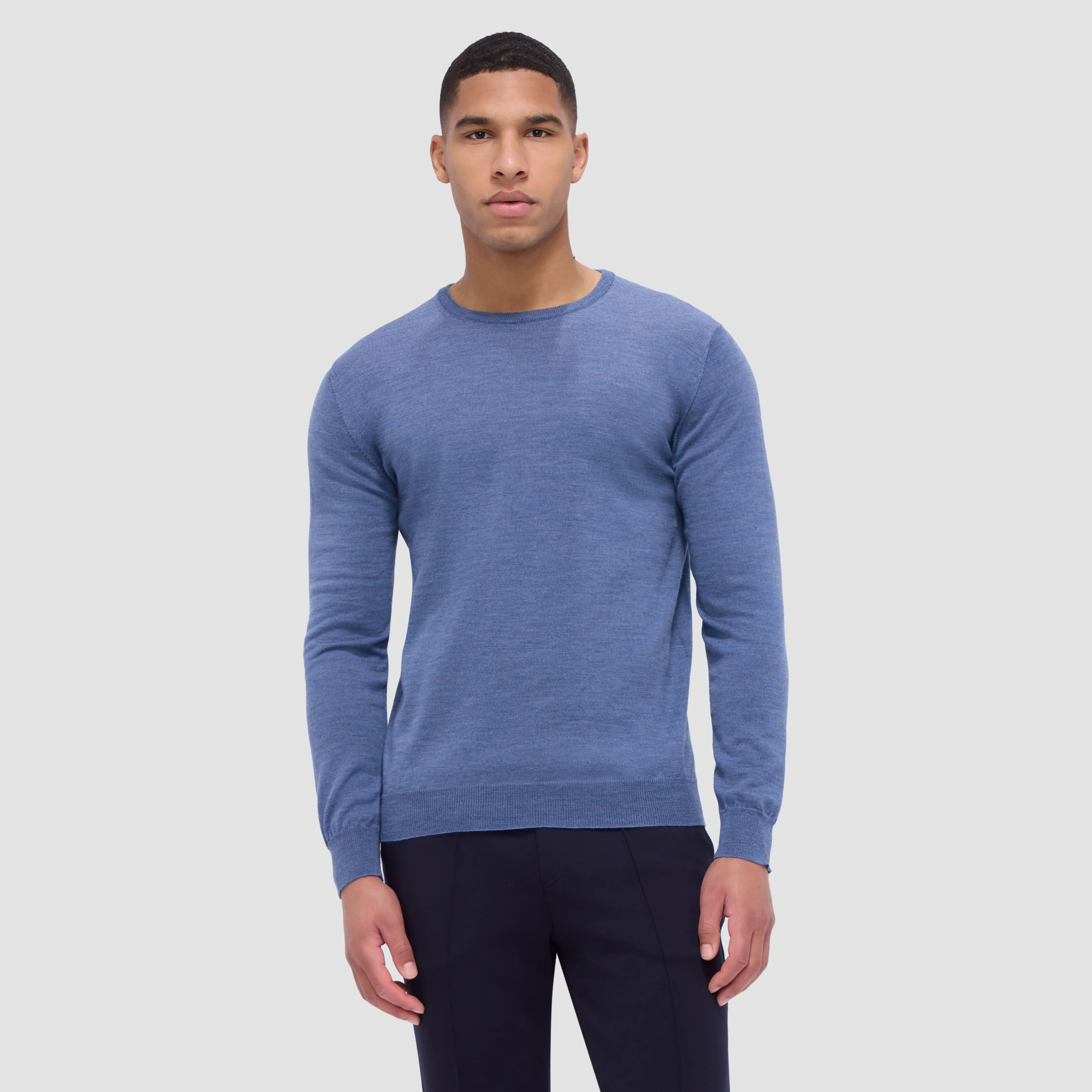Scott Crew Neck Super Merino Sweater