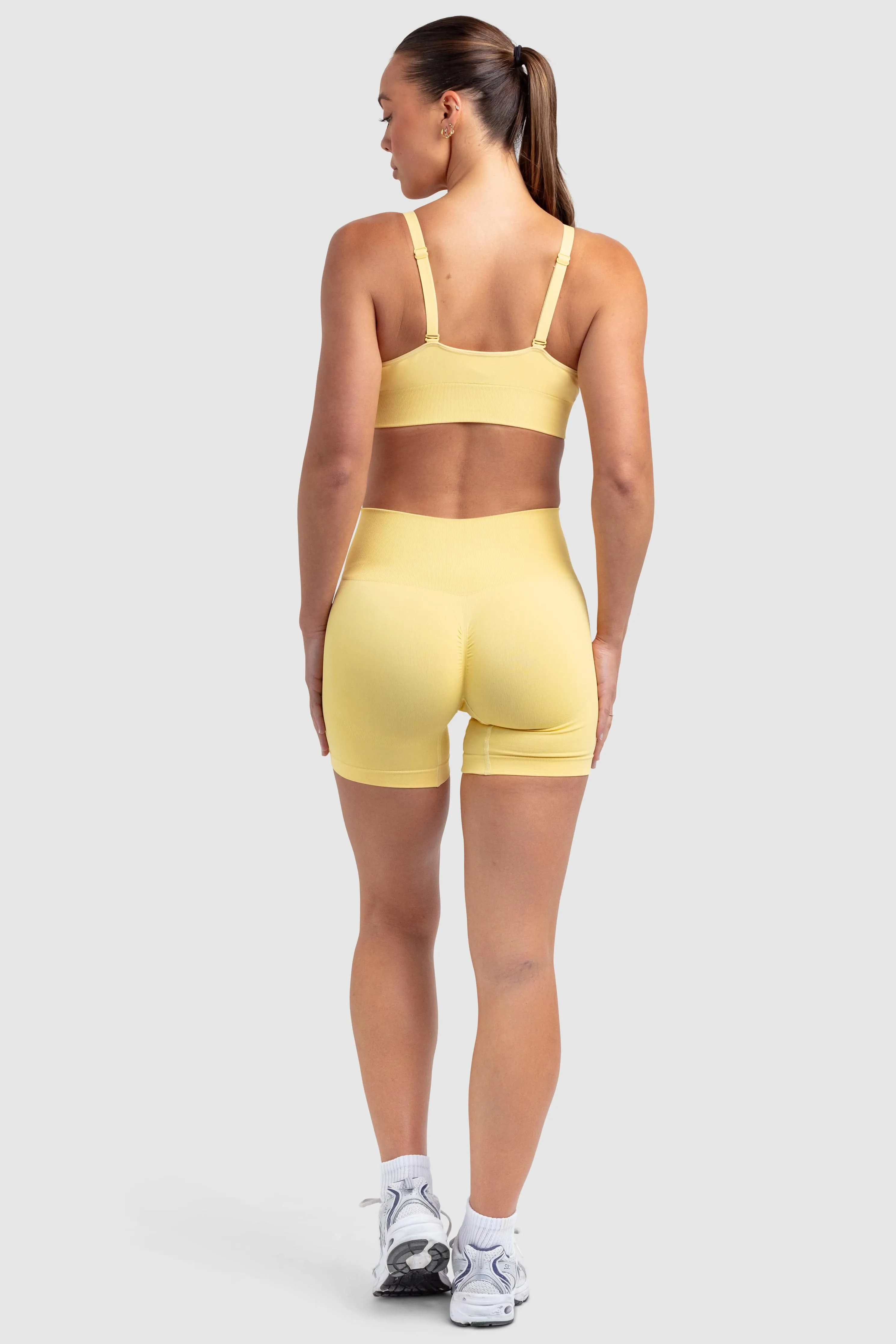 Scrunch 2 Seamless Crop - Butter Yellow