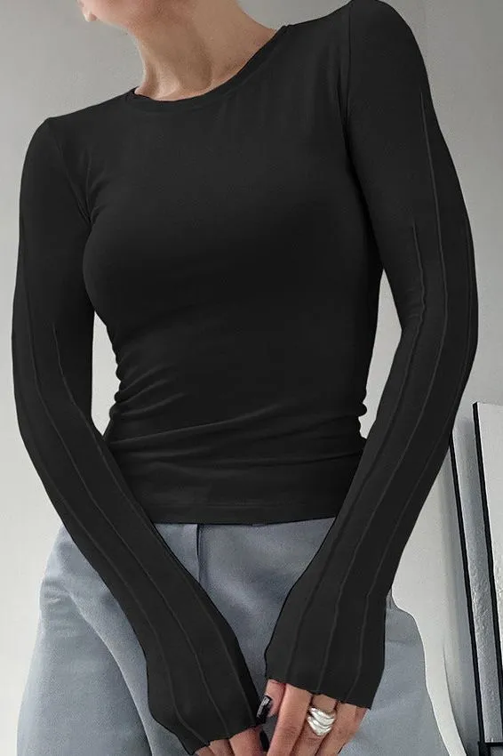 Slim Long-sleeve Breathable T-shirt