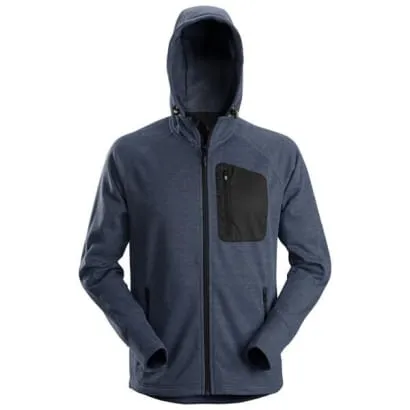 Snickers 8041 Workwear Flexi Mesh Fleece Hoody with Full Zip