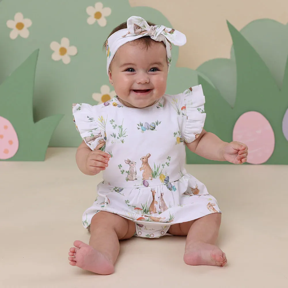 Snuggle Hunny Kids - Organic Dress | Easter Bunnies