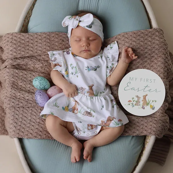Snuggle Hunny Kids - Organic Dress | Easter Bunnies