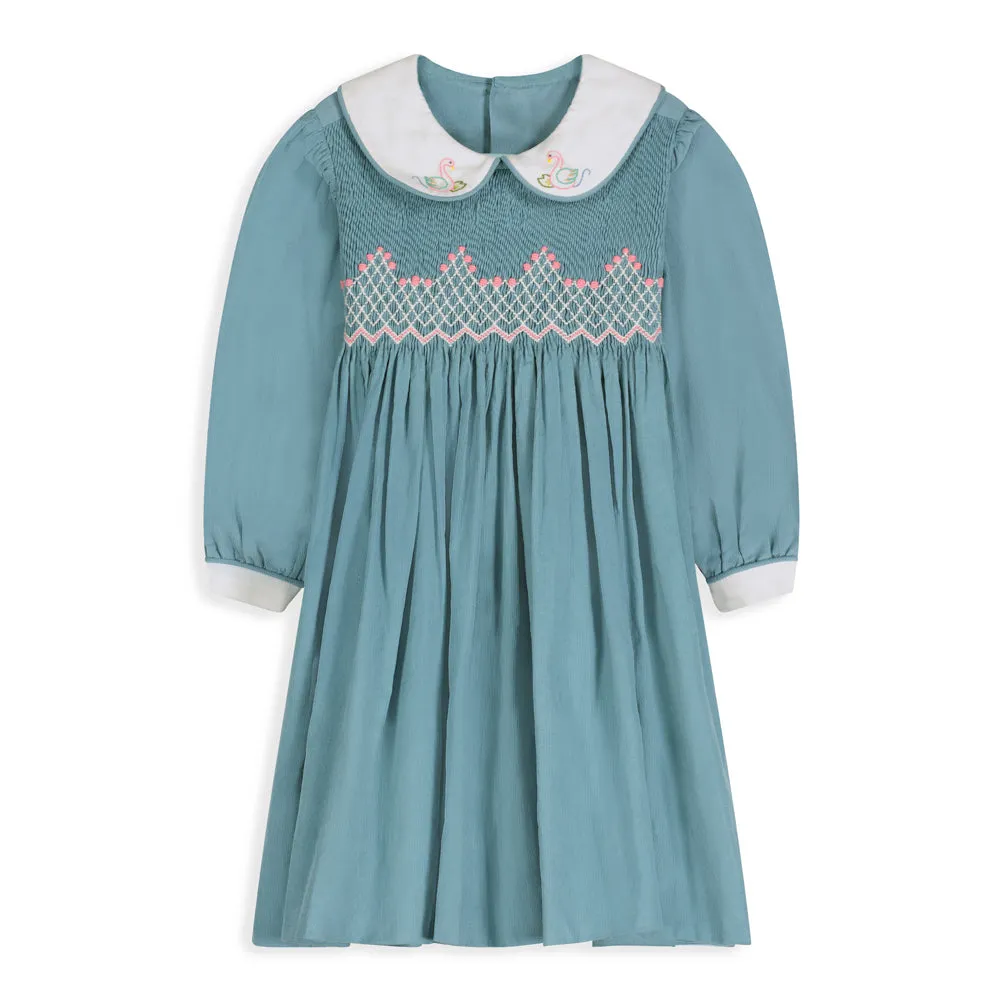 Sophie Dress -- Cornflower Blue Cord