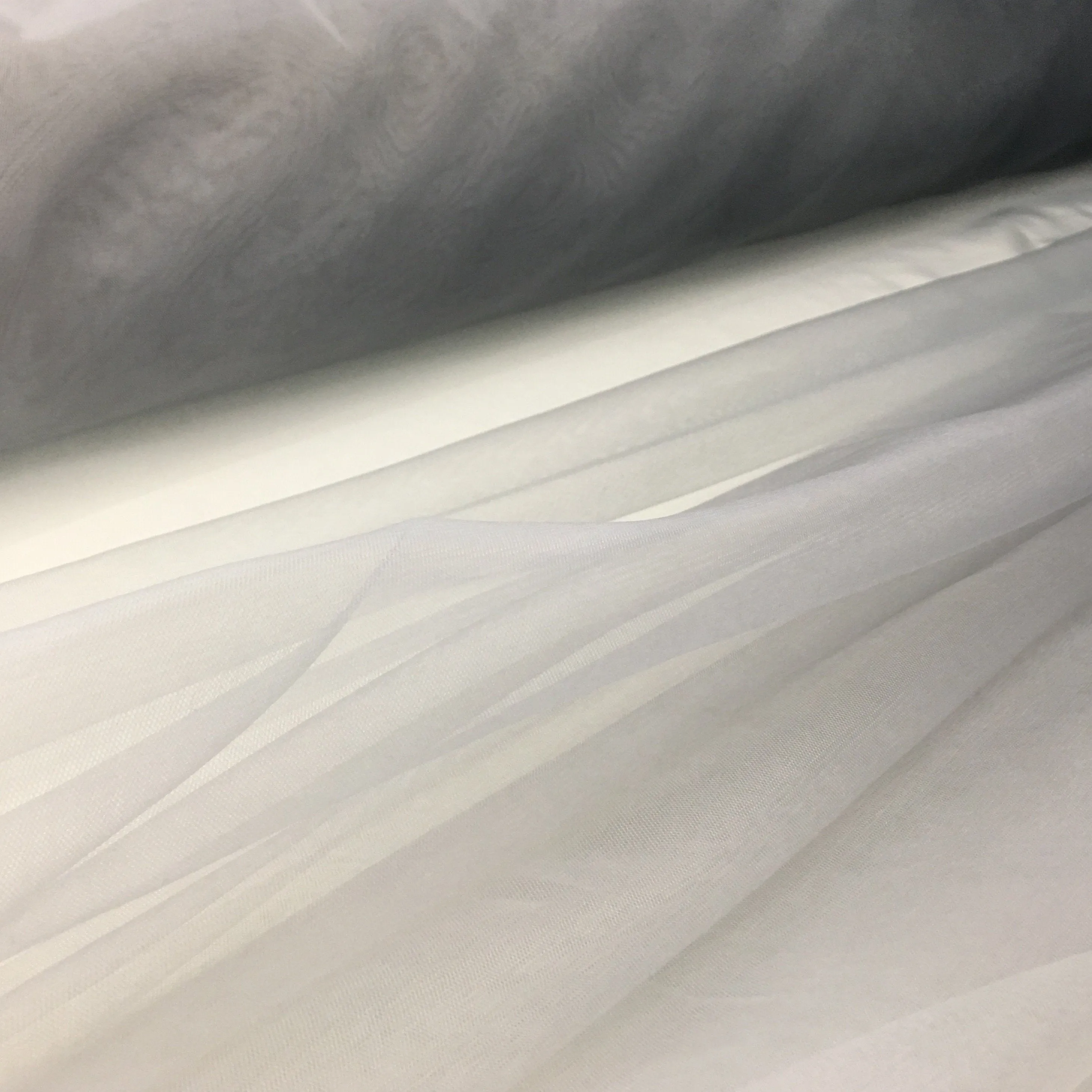 Special Design Ombre Color Transition Micro Knit Tulle Fabric