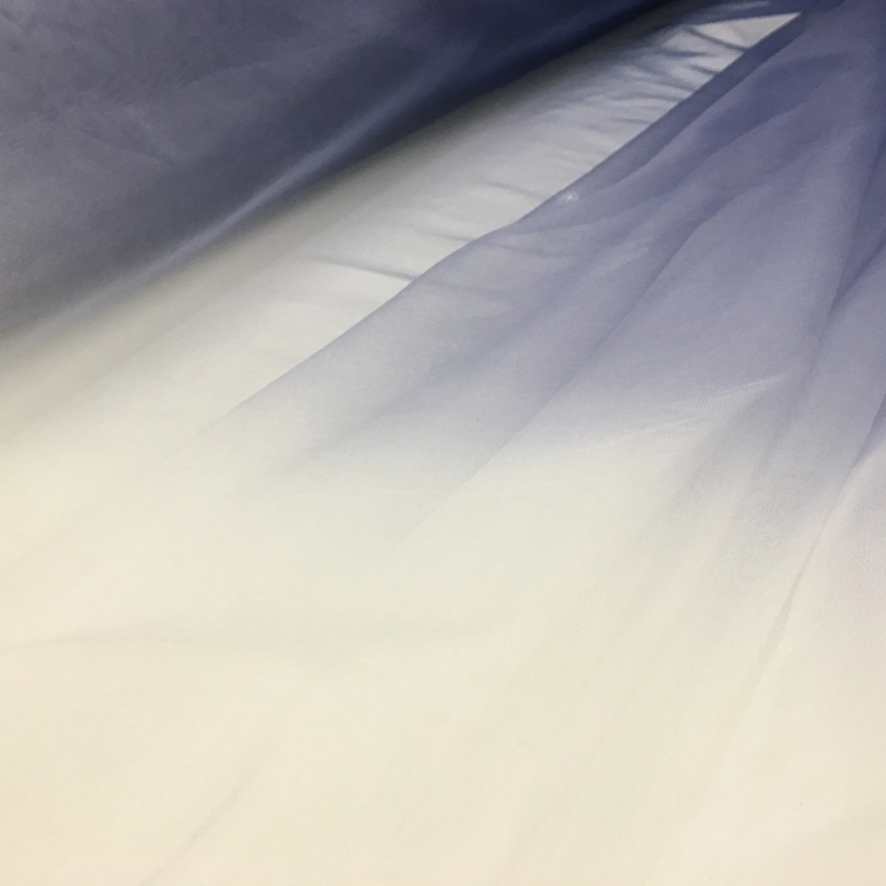 Special Design Ombre Color Transition Micro Knit Tulle Fabric