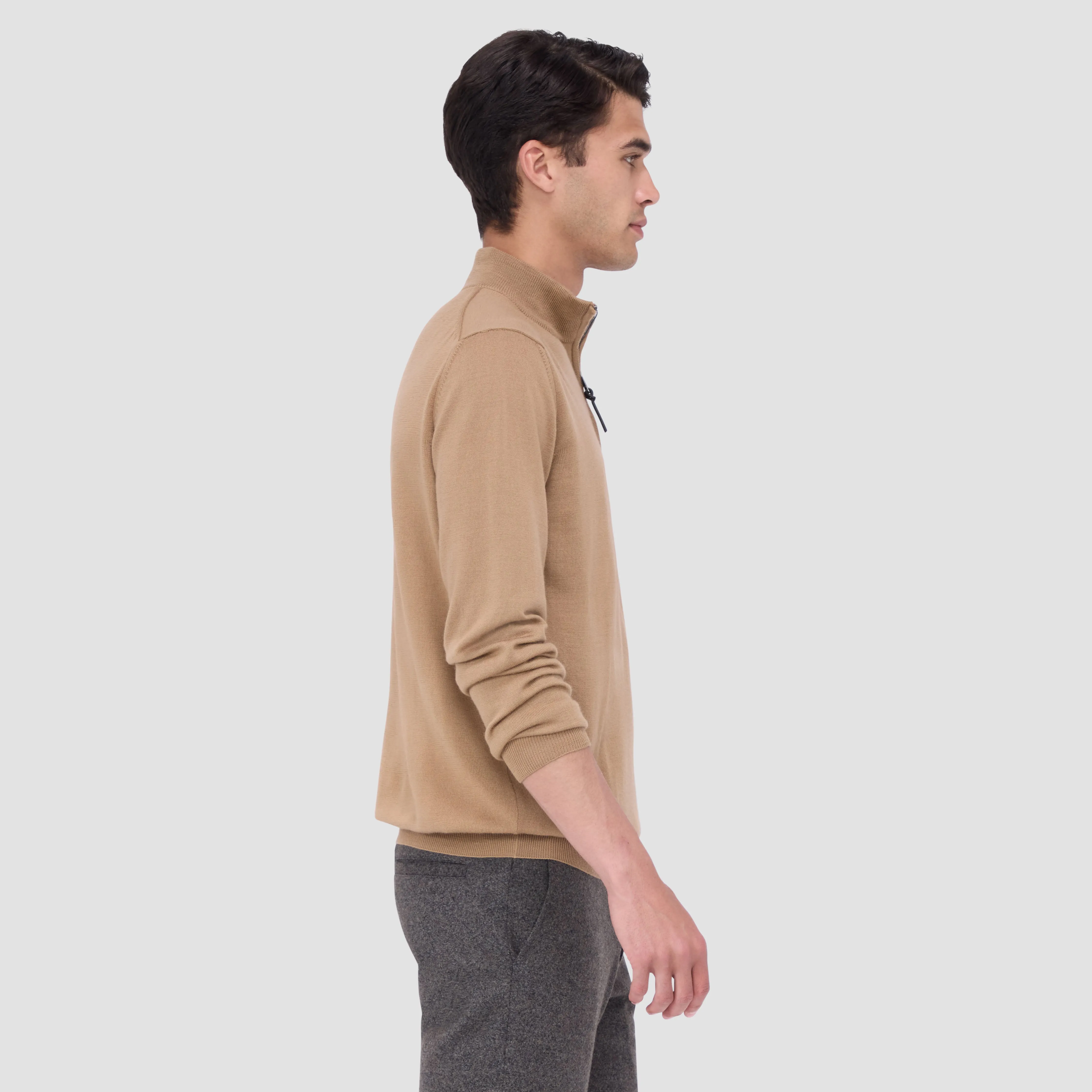 Spencer Quarter-Zip Super Merino Sweater
